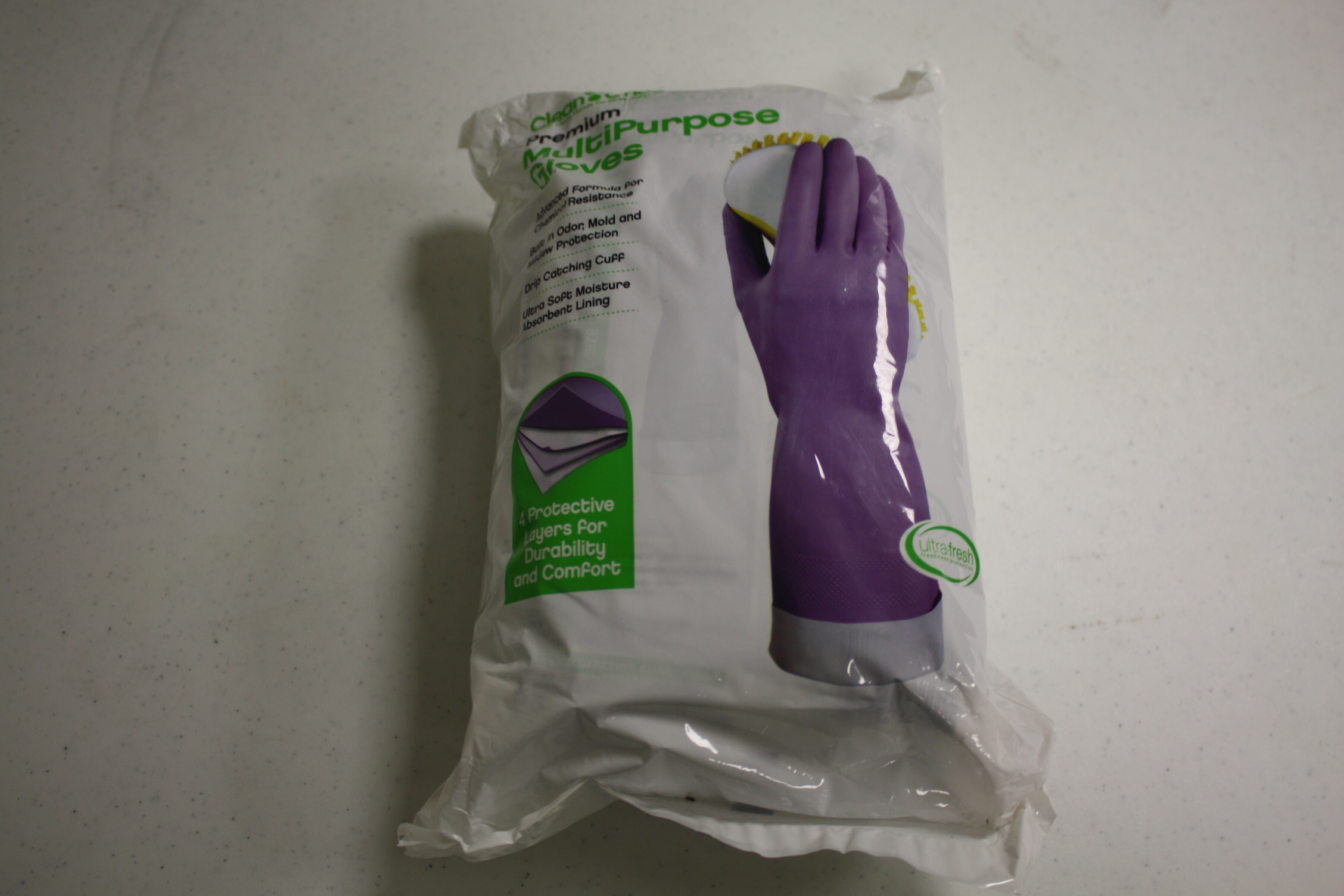 Clean Ones Premium Multi Purpose Rubber Gloves SMALL 9 Pack hand