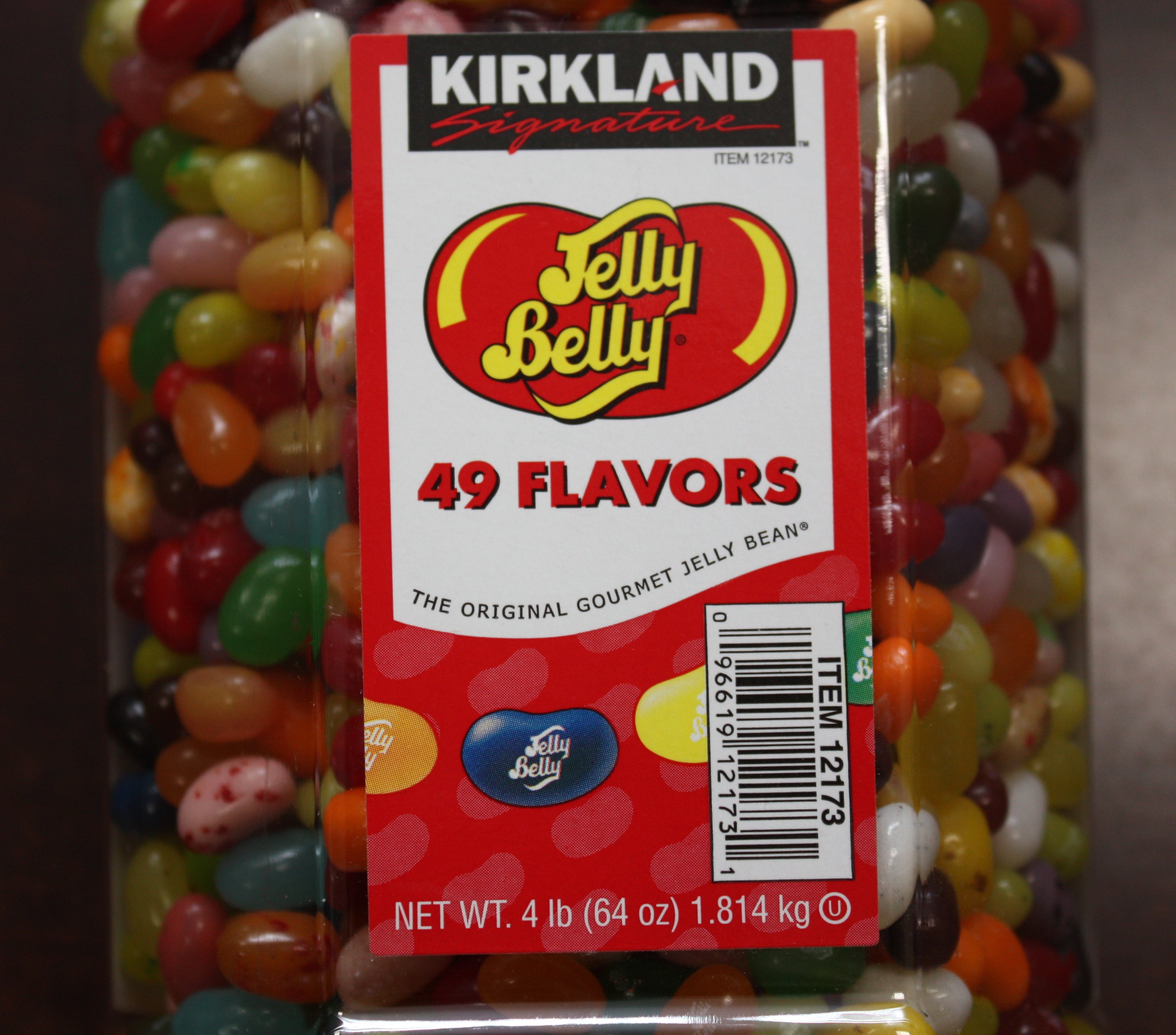 ORIGINAL JELLY BELLY BEANS 49 GOURMET FLAVORS Kirkland 64oz 4lb OU