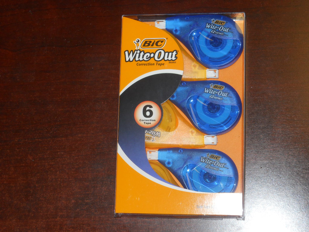 BIC Wite White Out Correction Tape EZ Correct 6 pk pack Brand new sealed eBay