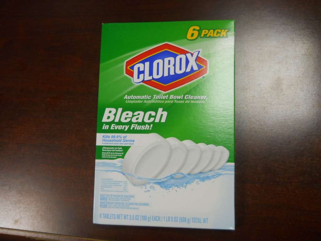 6 Clorox Automatic Bleach Toilet Bowl Cleaner Six 3.5 oz Tabs Put in