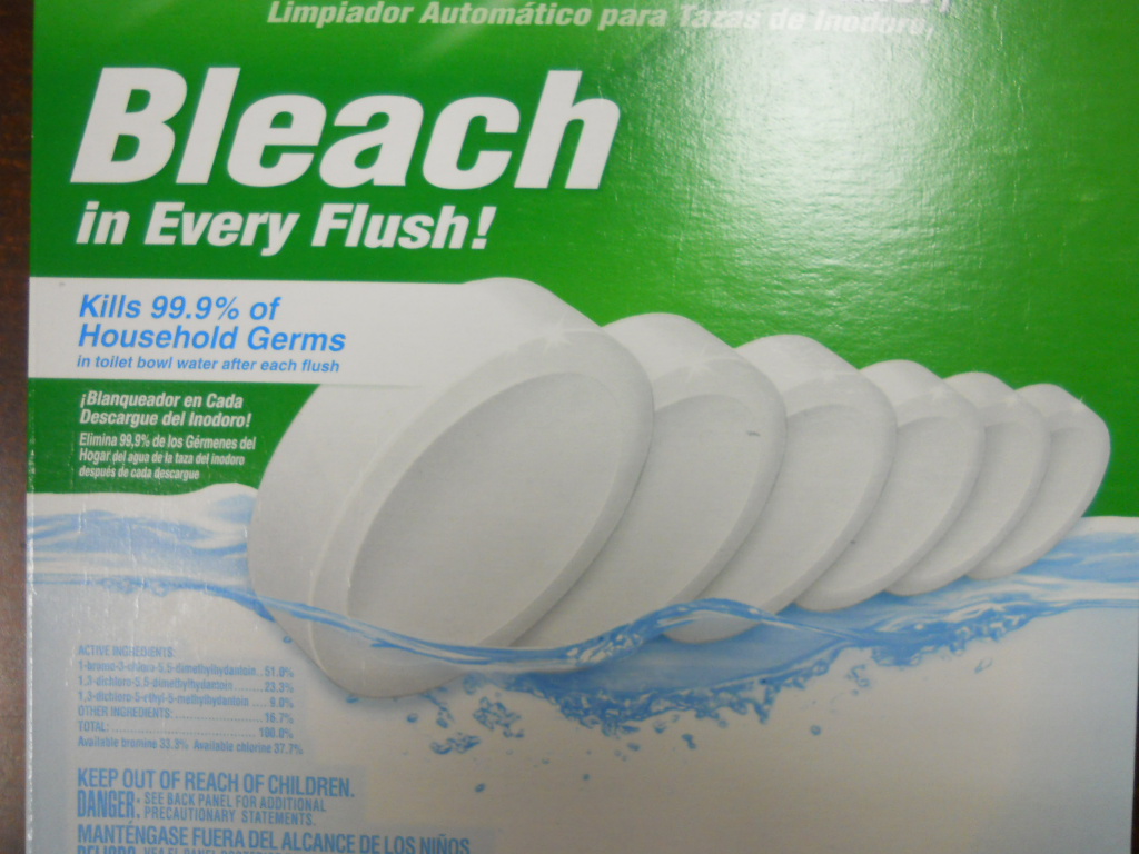 6 Clorox Automatic Bleach Toilet Bowl Cleaner Six 3.5 oz Tabs Put in